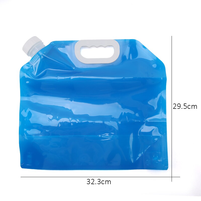 5L/10L Outdoor Water Container Bag With Tap Foldable Portable Drinking Camp Hiking Cooking Picnic BBQ Carrier Car Water Tank: 5L