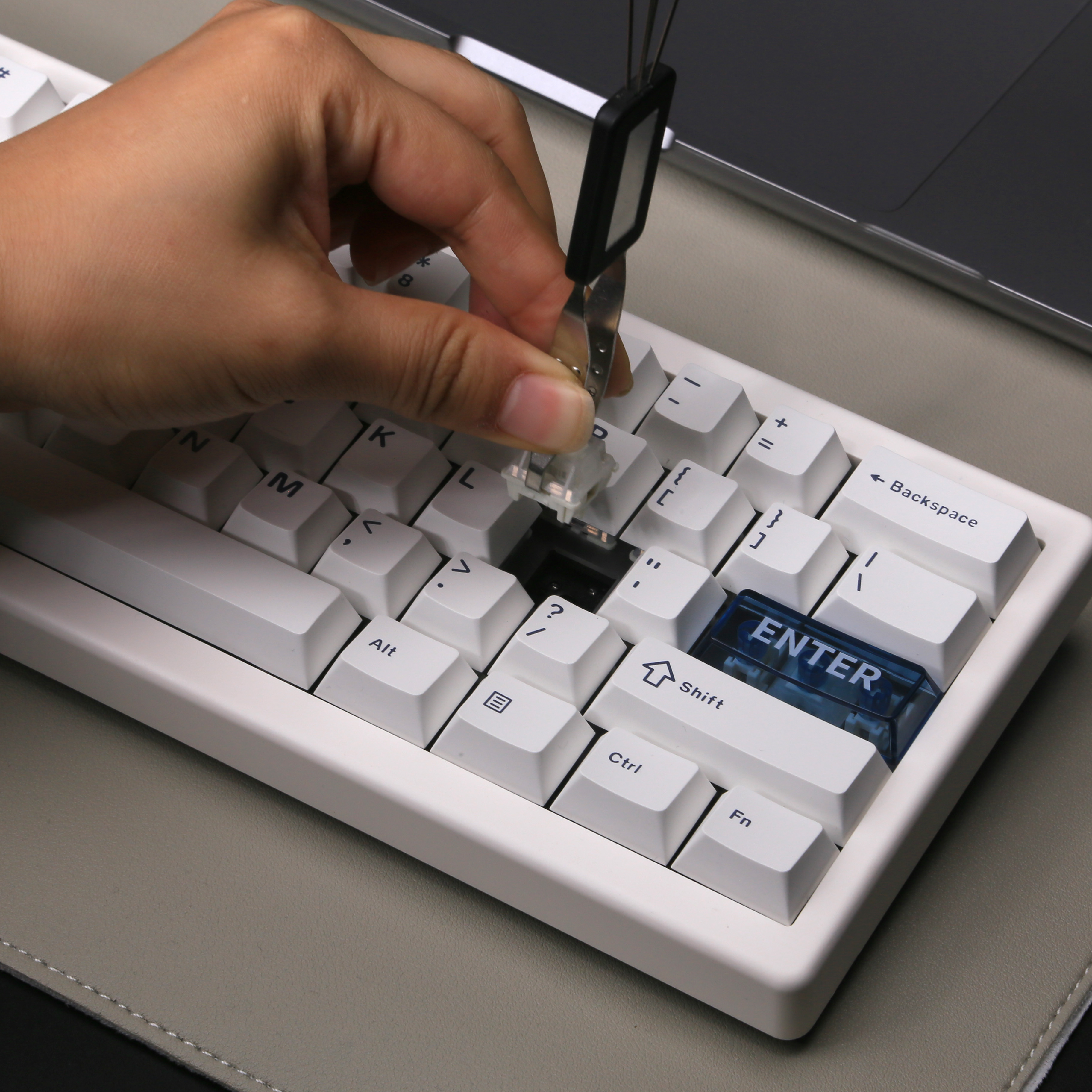 CIDOO QK61 V2 Mechanical Keyboard 60% Layout Gasket Structure VIA /Qmk Programmable -Swap Three Mode Wireless RGB Keyboard