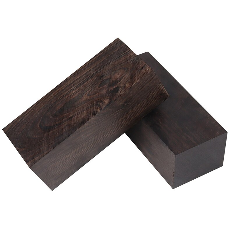 2 Stuks Zwart Ebbenhout Hout Hout Hout Handvat Plaat Voor Muziekinstrumenten Diy Gereedschap, 4.72X 1.57X1.96 Inch