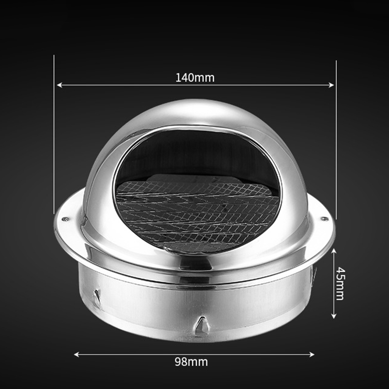 whalebee Luchtventilatie Uitlaat Hood, Louvre Grille Cover Duurzaam