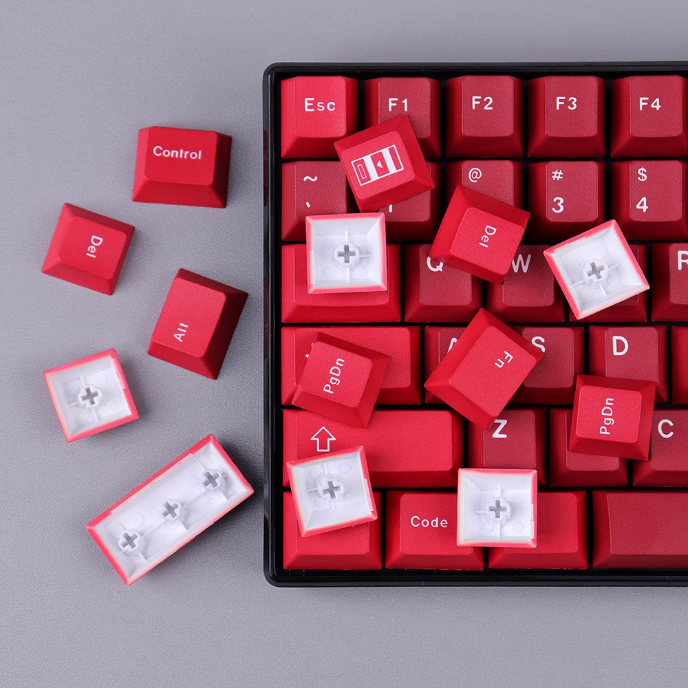 GMK JAMON Clone Keycaps 129 Keys Cherry Profile DYE-SUB PBT Keycap For MX Switch Mechanical Keyboard Red Series Key Caps