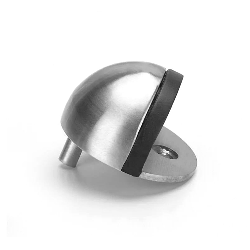 Household Accessories Non Punching Sticker Hidden Stainless Steel Rubber Door Stopper Door Holders Door Stop