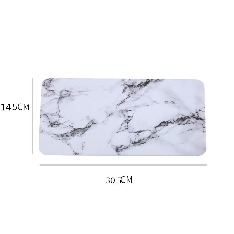 Marble Flat Plate Rectangular Sushi Spaghetti Steak Salad Container Pot Restaurant Japanese Cuisine Barbecue Kitchen: L