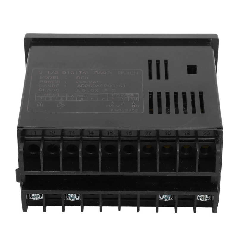 Display Panel Meter 3 1/2 Digital Snap Install Voltage Measuring Instrument 200A AC 220V