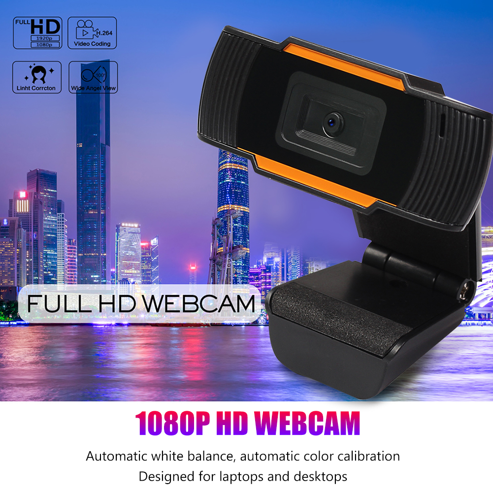 30 Degrees Rotatable 2.0 HD Webcam 1080P USB Camera Video Recording Web Camera with Microphone For PC Computer Webcast