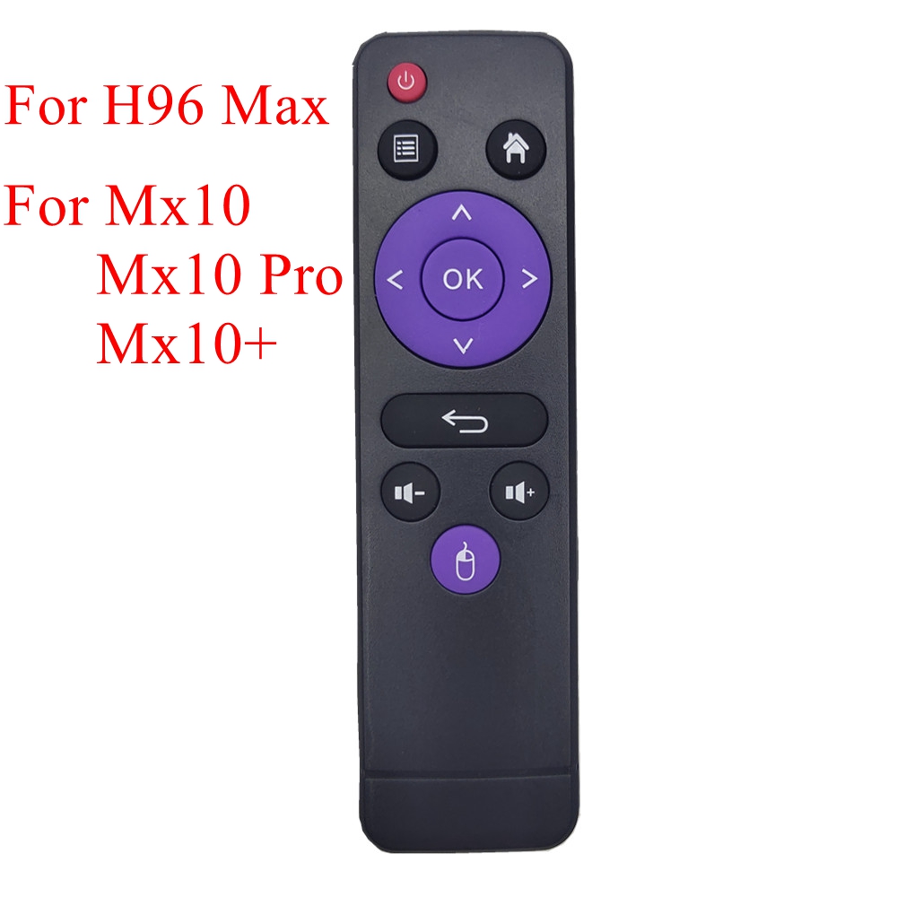 Télécommande universelle pour H96 Max H616 MX10 Pro Android TV Box, contrôleur IR pour décodeur Mx10 Mini H96 Mini