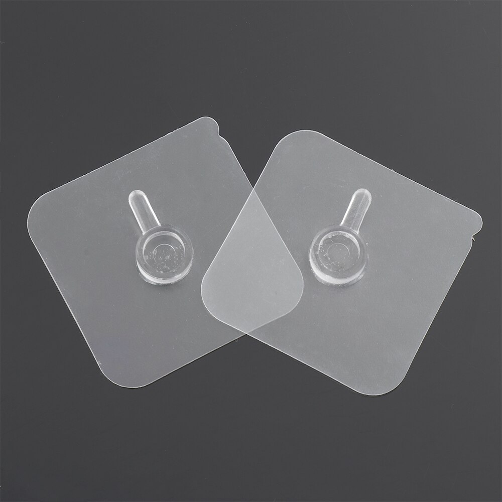10Pcs Seamless Strong Self Adhesive Hook Holder Wall Hanger Hanging kits For Photo Frame Painting Picture Poster Clock No Drill