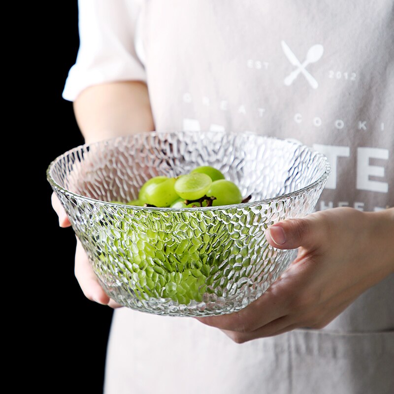 Salatbolle glass fruktsuppe dessert snacks blande grønnsaker bolle stor 1500ml kjøkkenservise