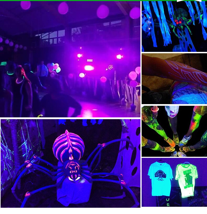 [Seven Neon Ultraviolet IP66 395NM 60W UV party light bar atmosphere light black light Led UV Lamp