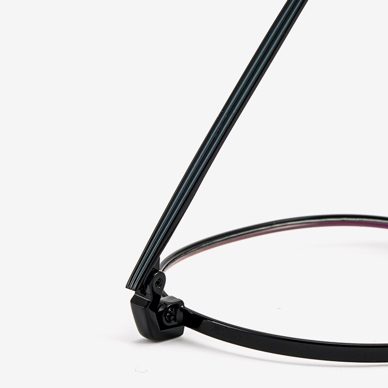 KatKani Retro Small Round Frame Women's Ultralight Metal Anti-Blue Light Myopia Optical Prescription Eyeglasses Frame 01-80062