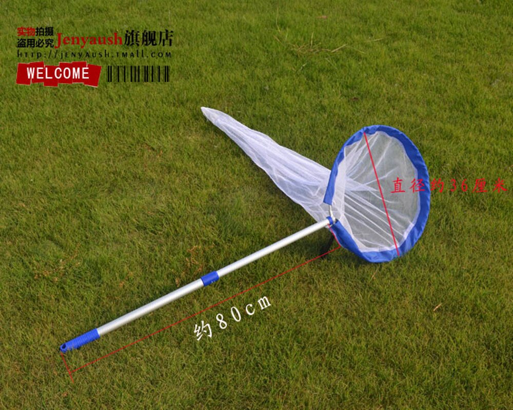 Insect Catching Butterfly Net Aluminum Alloy Retractable Handle Specimen Making
