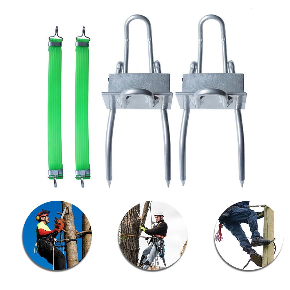 1 Paar Boom Klimmen Tool Spurs Multifunctionele Pole Klimmen Gear Spikes Anti-Slip Schoenen Cat Paws Pole klimmen