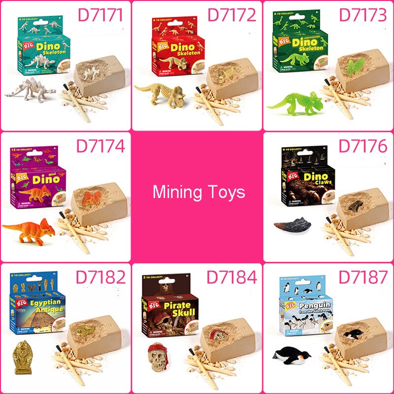 Educatief Dinosaurus Fossiel Opgraving Speelgoed Archeologische Graven Speelgoed Diy Montage Model Speelgoed Voor Kinderen Kids Speelgoed Dinosaurus