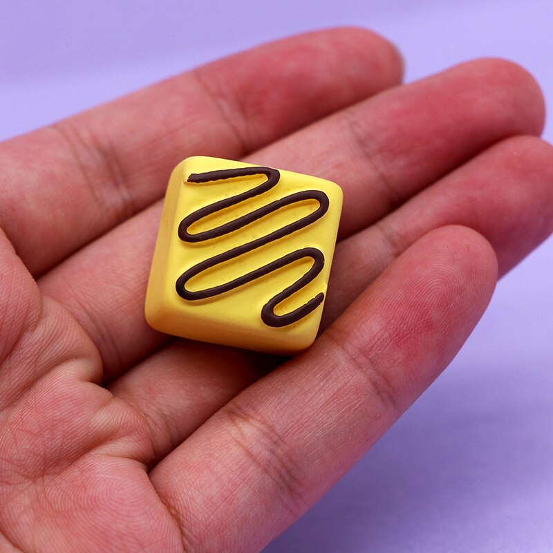 Simulation food fridge magnets chocolate candy refrigerator paste magnetic 3d paste home decoration candy model props simulation