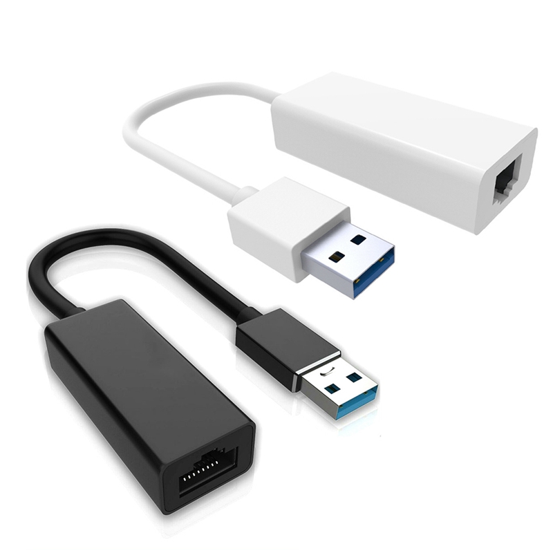 Adattatore di rete USB 3.0 Gigabit Ethernet LAN RJ45 1000Mbps per PC Windows Mac