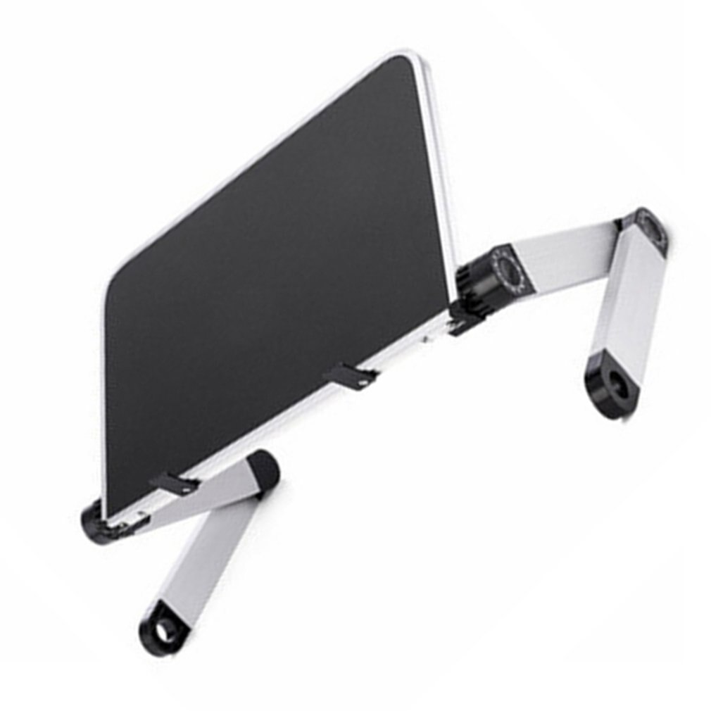 Aluminum Alloy Laptop Portable Foldable Adjustable Laptop Desk Computer Table Stand Tray Notebook Lap PC Folding Desk Table