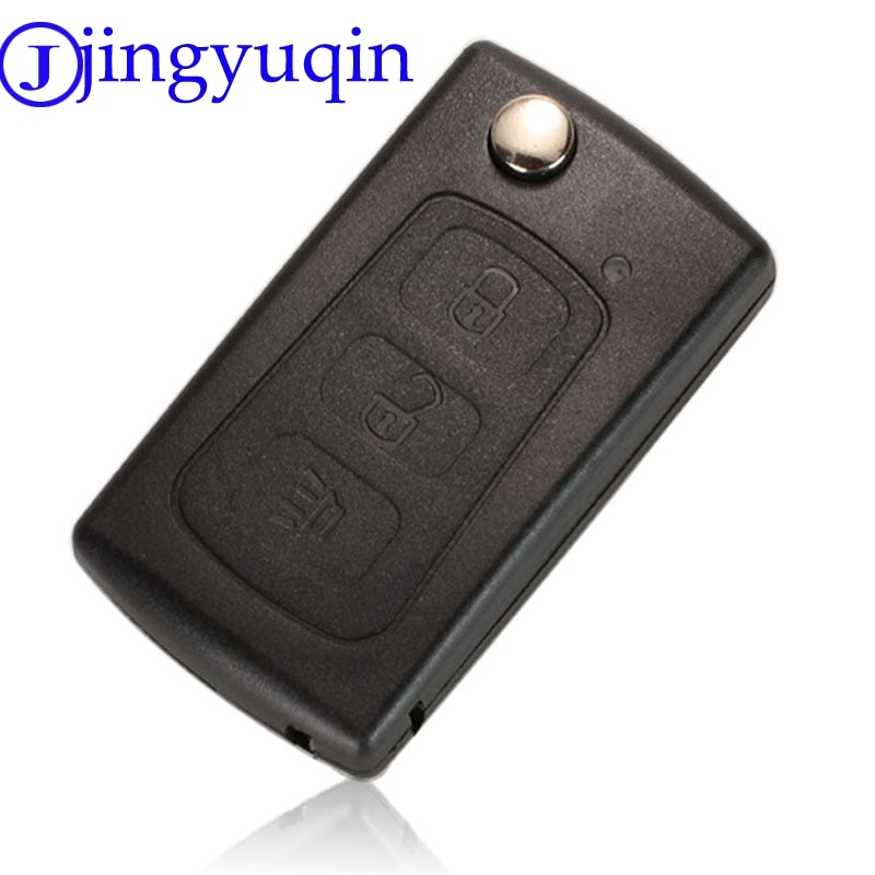 Jingyuqin 3 Knoppen Flip Folding Remote Key Cover Voor Great Wall Hover Haval H3 H5 Keyless Entry Fob Sleutel Cover