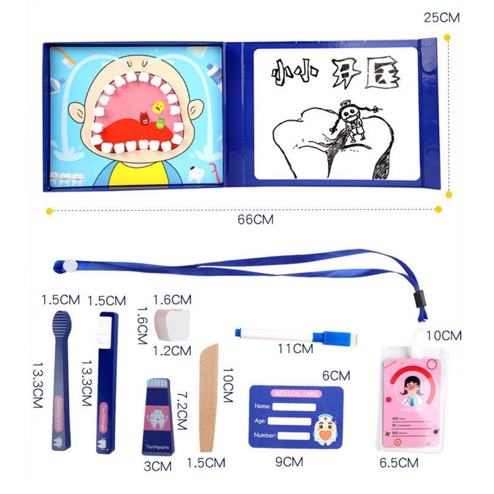 Educatief Speelgoed Kinderen Speelgoed Interactief Speelgoed Kinderen Simulatie Tandarts Controleren Pretend Play Medische Kit Model Educatief Speelgoed