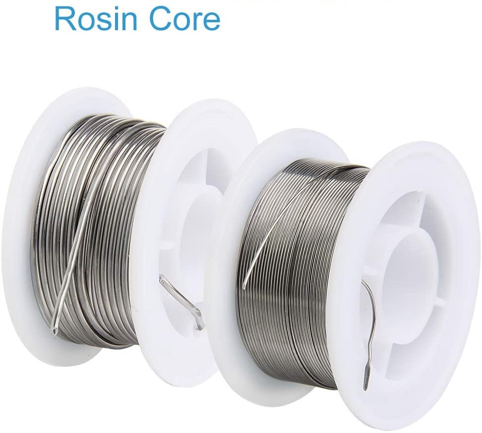 Rosin Core Solder Wire Tin Lead Rosin Core Solder for Stained Glass, Electronics, Gauge wires, Jewelry, Electric Toys and Models