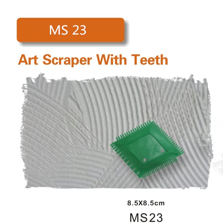 Scraper Wallpaper roller Construction Tool Roller Brush Handle Wall Decoration Art Scraper With Teeth
