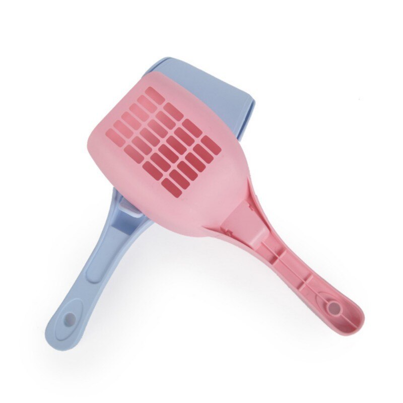 Kæledyr kæbe scooper kattekuld skovl metal kuld scoop bærbar hule katte scoop sifter katte skovl holder rent værktøj kæledyr værktøj
