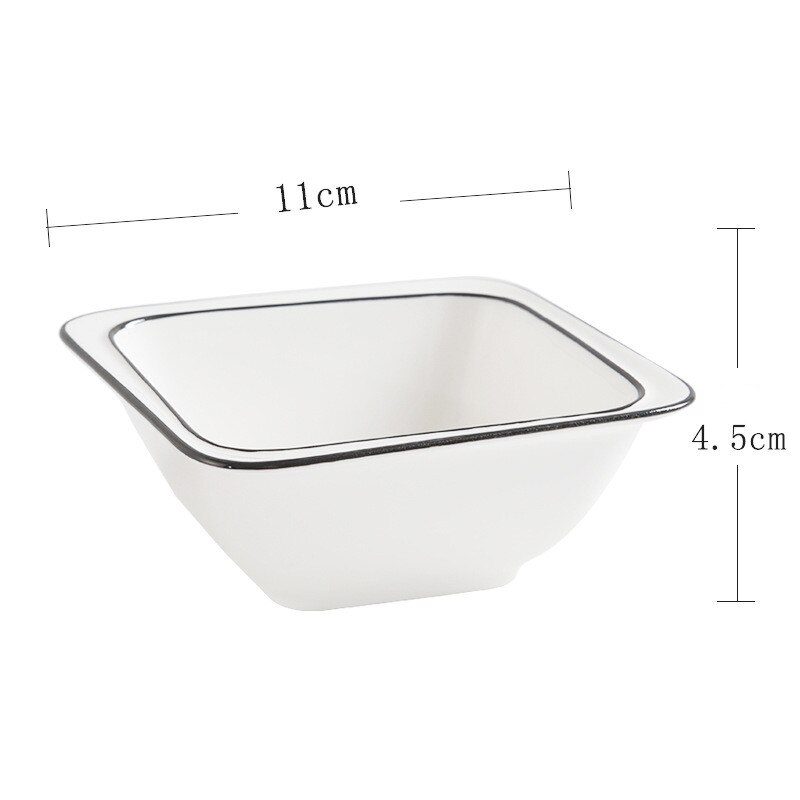 Dinner plate ceramic tableware set afternoon tea snack dessert outdoor party dinner plate family restaurant supplies plate set