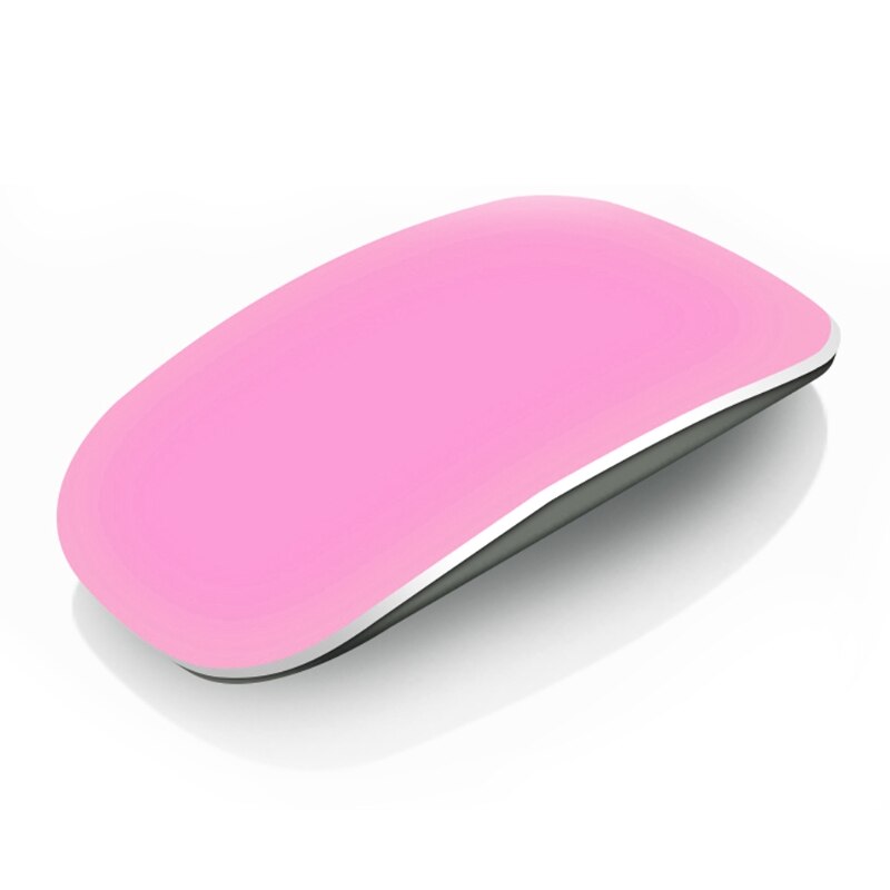 Soft Ultra-thin Coque Skin Cover for Apple Magic Mouse Case Silicon Solid Cover Protect against scratching: Pink