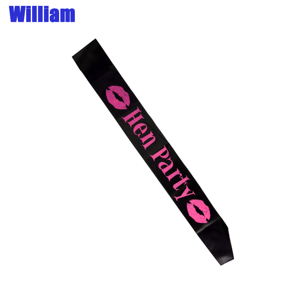 Hen Party Bride to Be Satin Ribbon Sash for Wedding Party Bachelorette Sash Bridal Shower Decorations Wedding Accessories: Style 15