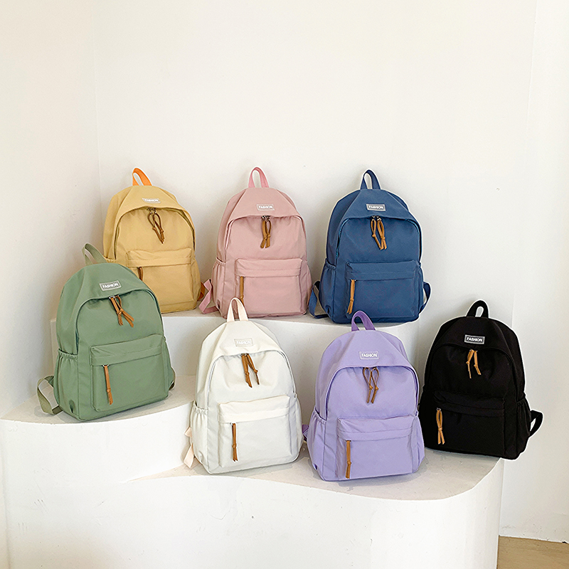 Kawaii grande capacidade all-match mochila versão coreana saco de armazenamento simples de volta às aulas material de escritório bonito papelaria