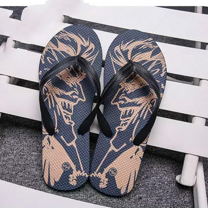 Zapatillas coreanas de talla grande para hombre, chanclas antideslizantes, sandalias de suela gruesa transpirables, sandalias de Punta ert5