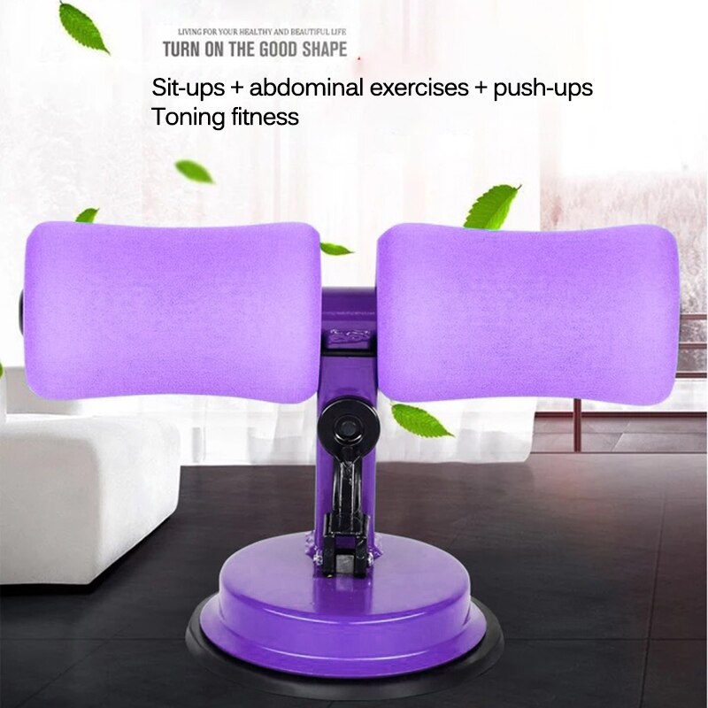 Sit Ups Muscle Training Abdominal Core Fitness Equipment Adjustable Strength Home Gym Self-Suction Situps Assist Bar Stand