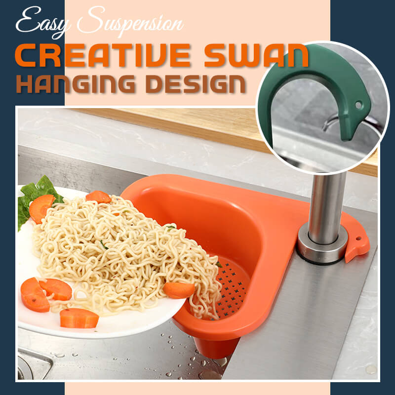 Dreieckige Waschbecken Sieb Drain Küche Korb Saugnapf Waschbecken Filter Regal Obst Gemüse Abtropffläche Schwamm Rack Storage Tool