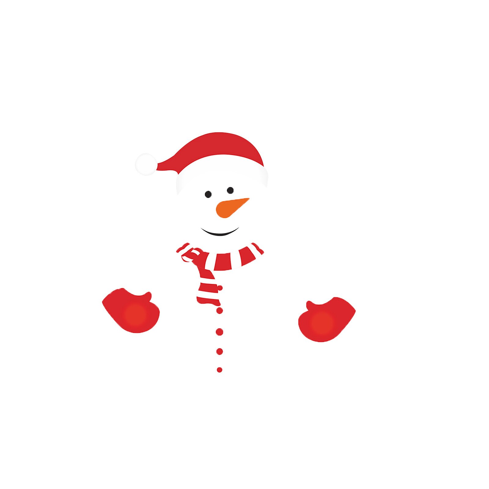 Snowman Magnetic Fridge Sticker Waterproof Christmas Print Wall Sticker imanes para manualidades refrigerator magnets: Burgundy