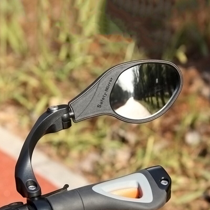 360-stopniowe lusterko rowerowe robić montażu na kierownicy MTB szosowe lusterko wsteczne bezpieczeństwo jazda na rowerze elastyczne lusterka wsteczne składana martwa BC0431