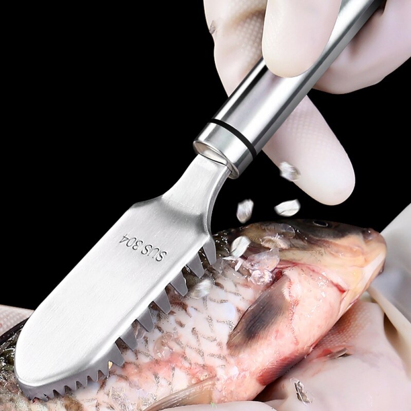 Stainless Steel Fish Scale Scraper Household Manual Fish Scraper Portable Gadget