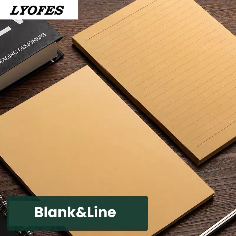 Craft Paper Painting Packaging Paper 50 Sheets A4/B5/A5 Vintage Kraft Paper Writing Letter Stationery Romantic Note