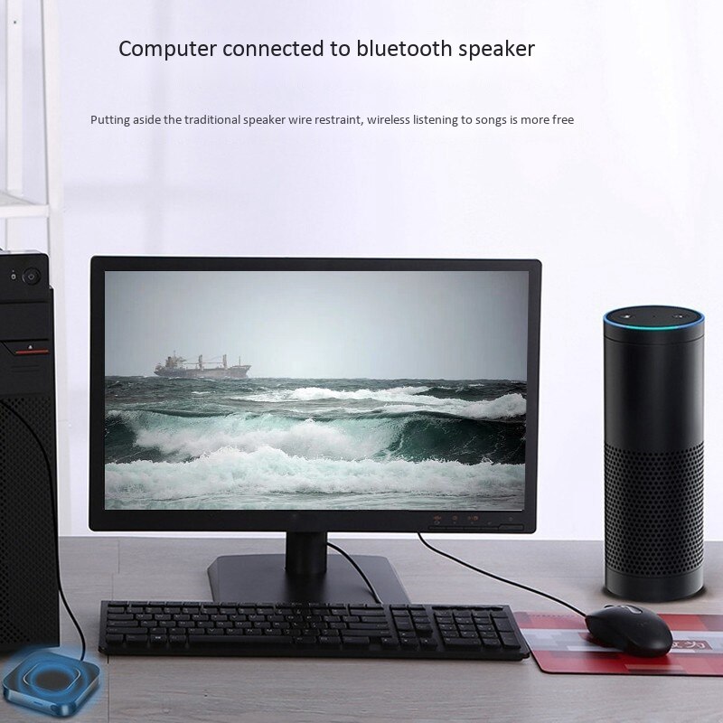Bluetooth 5.0- adapter bluetooth-ontvanger-zender 2- in -1 draadloze o-ontvanger-zender