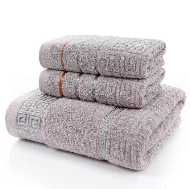 3 Stks/set 70*140 Cm Handdoeken 100% Katoen Super Zachte Badhanddoeken Voor Volwassenen Sterke Absorberende Strand Handdoeken: A