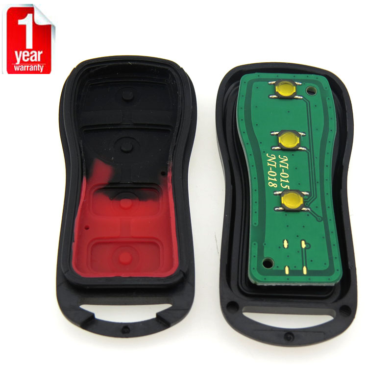 3 Button Remote Key Fits For Nissan Armada Xterra Pathfinder Frontier Quest Titan Murano INFINITI FX35 QX4 + Electronic battery