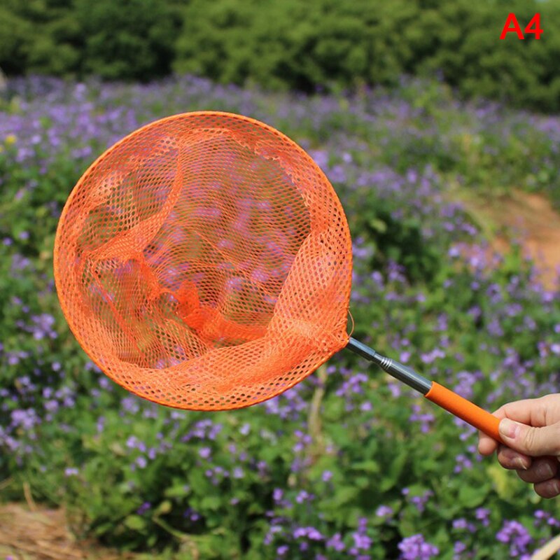 1Pc Kids Anti Slip Grip Perfect Telescopische Netto Uitschuifbare 34 Inches Voor Catching Bugs Insect Kleurrijke Vissen Speelgoed: D