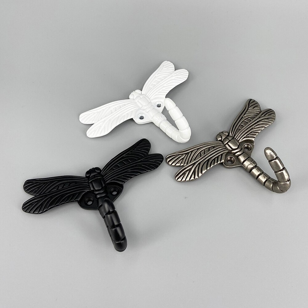 1x haczyk na ubrania wieszak, ozdobny wieszak na płaszcz ważki ścienny kreatywny wieszak ścienny