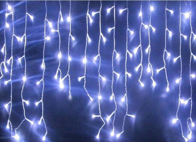 4m-15m festivalgordijnen voor bruiloften, led-strips, ijsbarlampen, slingers voor feestfeeën en kerstverlichting