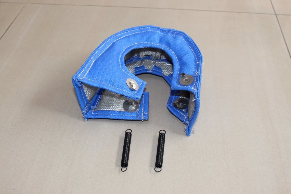 Turbo Blanket Heat Shield Cover Turbocharger T25 T28 T3 GT 25 28 30 32 35 BLUE