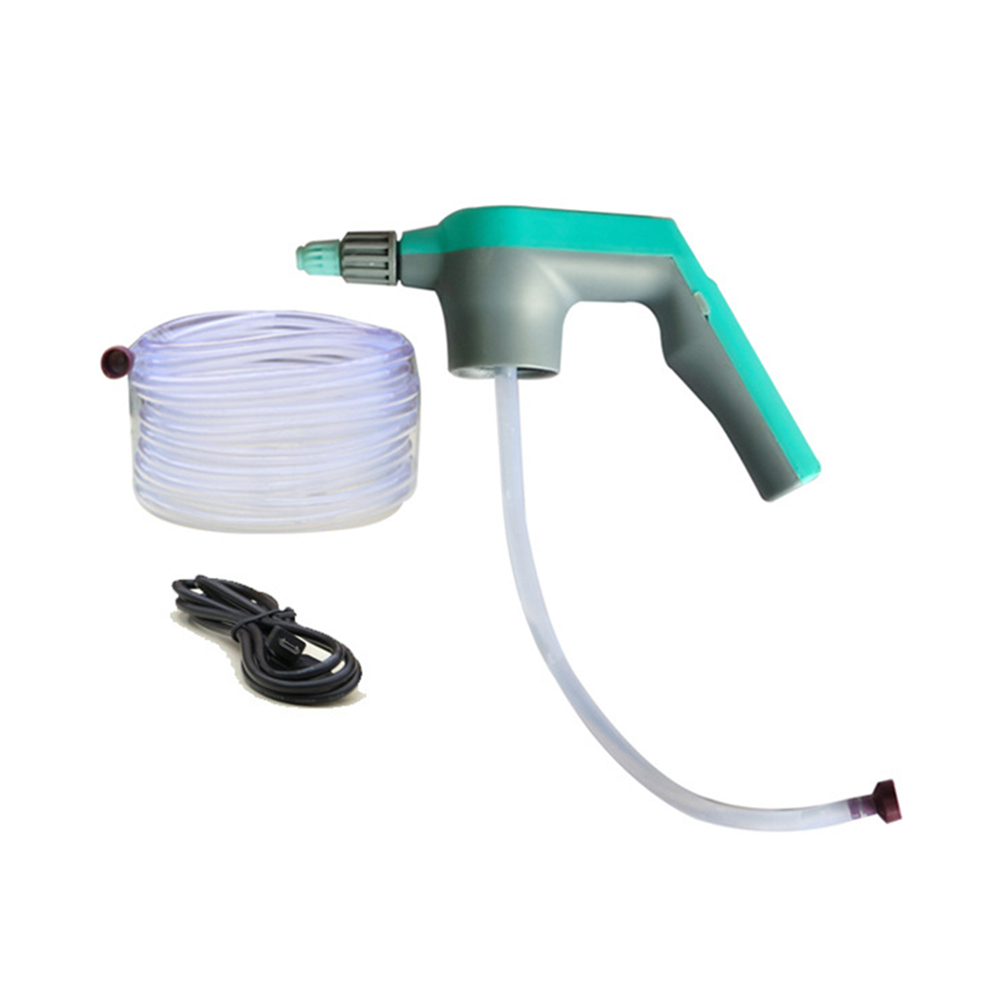 Garden Electric Water Sprayer Automatic High Pressure Air Pump Sprayer for Plants Washing Car Charging Watering Sprinkler Tool: Burgundy