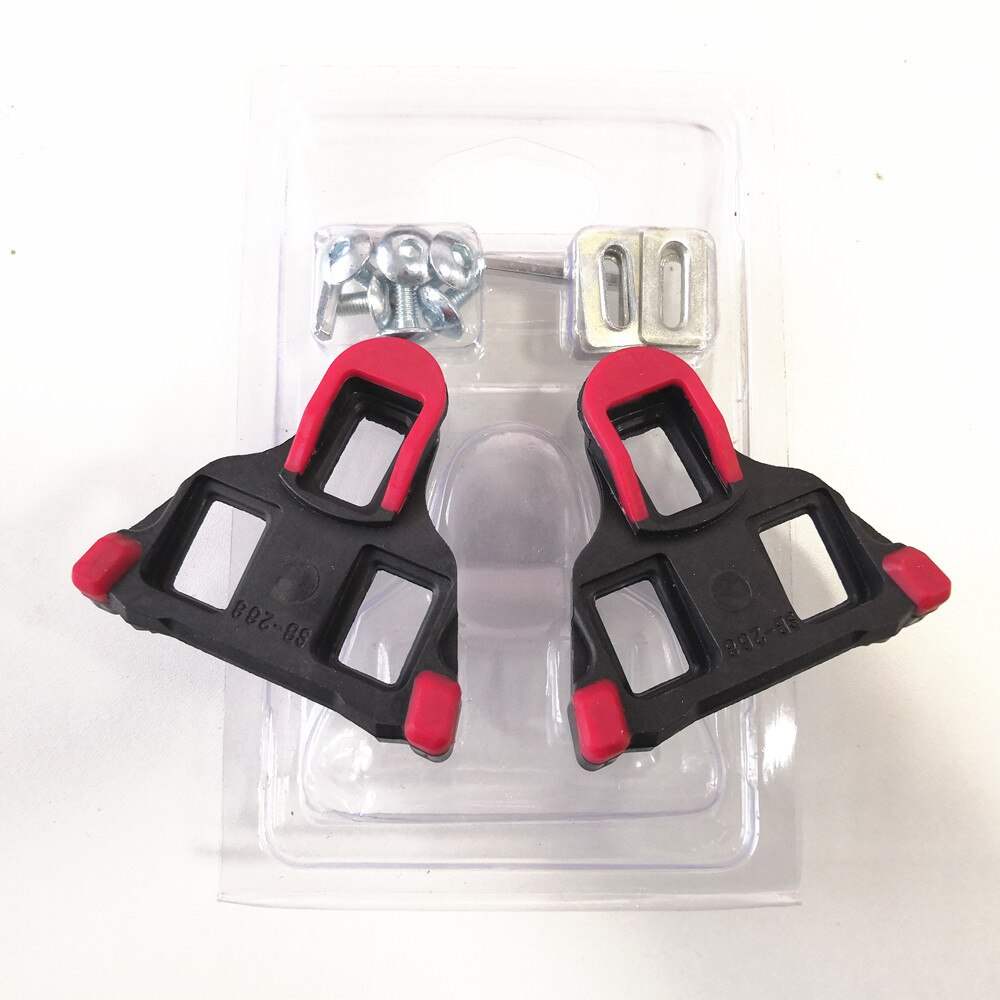 Plastic racefiets mountainbike schoenplaatjes zelfborgende fietsschoenen schoenplaatjes met slot set fietspedaal accessoires spd fiets schoenplaatjes