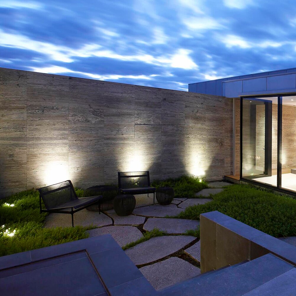 IP65 Waterproof Energy-saving Floodlight Garden Lawn Lamp Outdoor Landscape LED Light withRemote Control