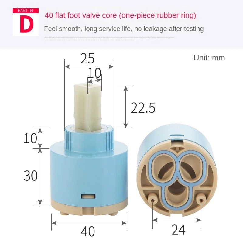 Kranen Mengen Spoelklep 25 Mm/35 Mm/40 Mm Cartridge Keramische Cartridge Mengkraan Keuken Badkuip Douchekranen Accessoires: MULTI