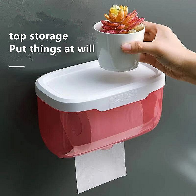 Rangement De Papier Toilette [Fixation Murale Possible] En Bambou - 4