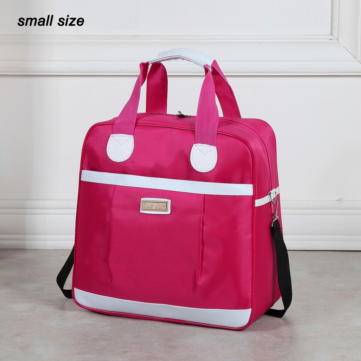 Big Travel Bag For Women Large Capacity Men Hand Luggage Travel Duffle Bags Waterproof Women Gym Oxford Duffle Bag: red small