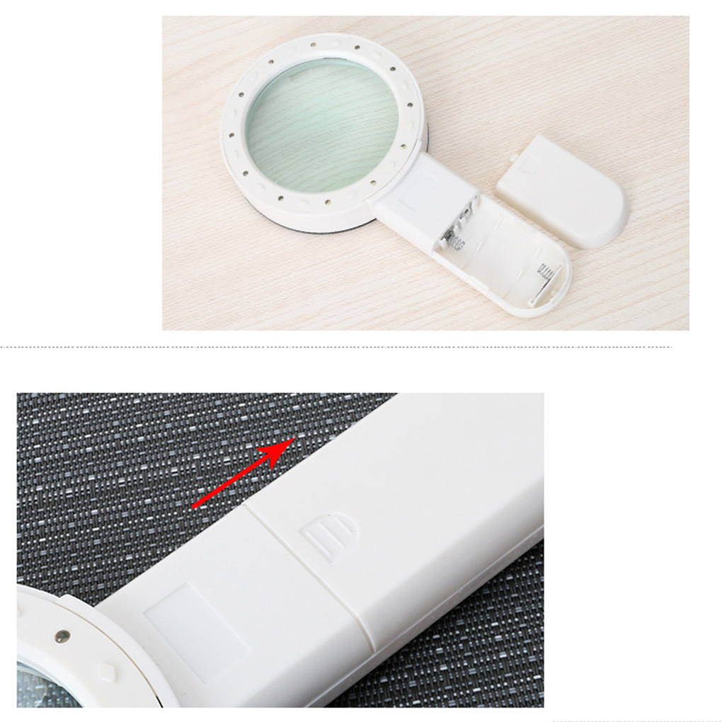 Handheld 30X Beleuchtet Lupe Mikroskop Lupe Hilfe Lesen für Senioren lupe Schmuck Reparatur Werkzeug Mit LED